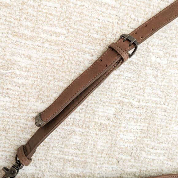NWOT Free People Dixon Leather Crossbody + Charms - Picture 7 of 10